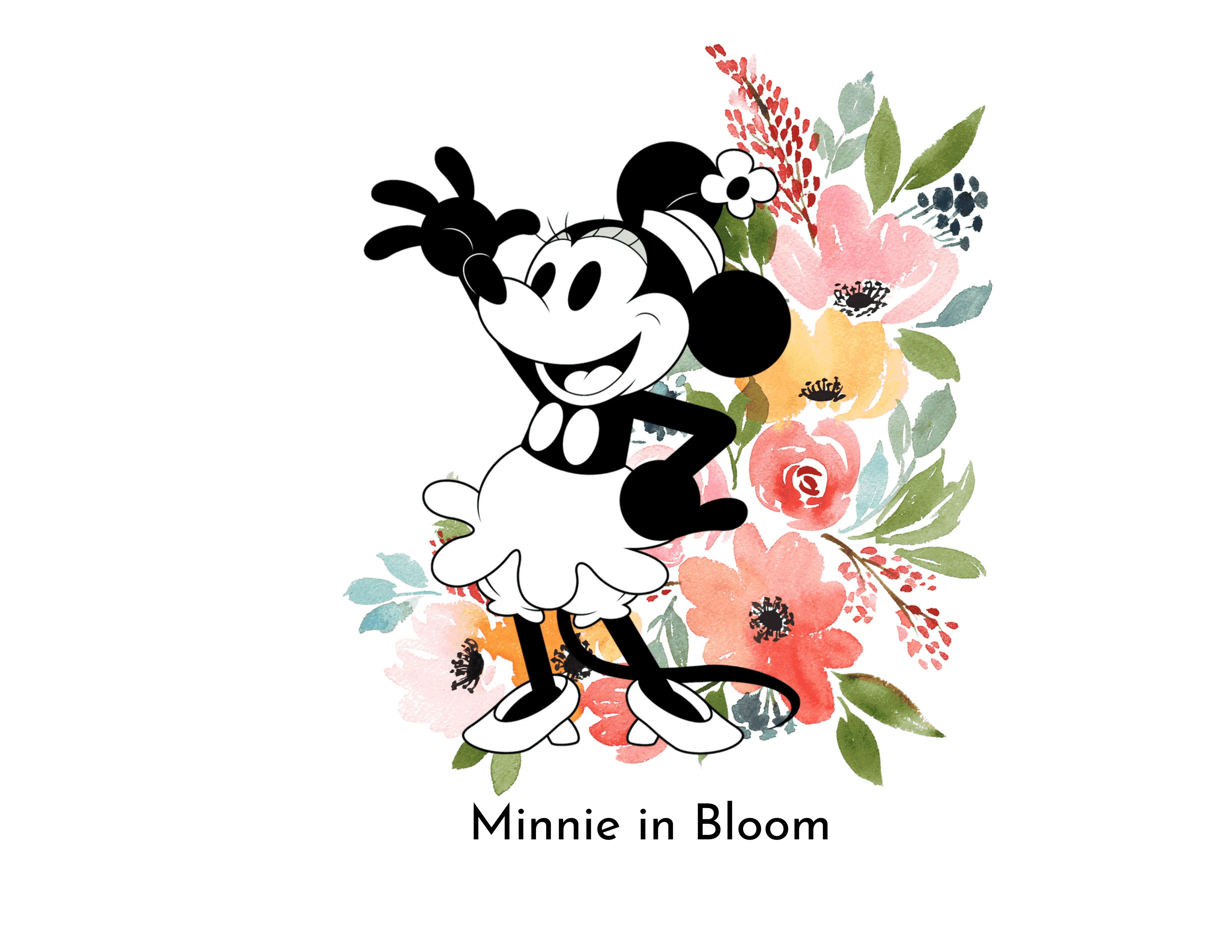 Steamboat Willie - Bloom - Women’s V-neck T-shirt