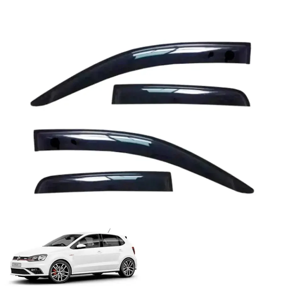 Suitable To Fit - VW Polo 6 / Vivo (2010-On) Black Windshield (4-Piece)