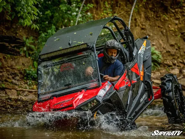 Super ATV POLARIS RZR XP 1000 SCRATCH RESISTANT FLIP WINDSHIELD