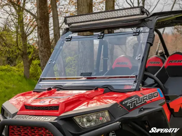 Super ATV POLARIS RZR XP 1000 SCRATCH RESISTANT FLIP WINDSHIELD