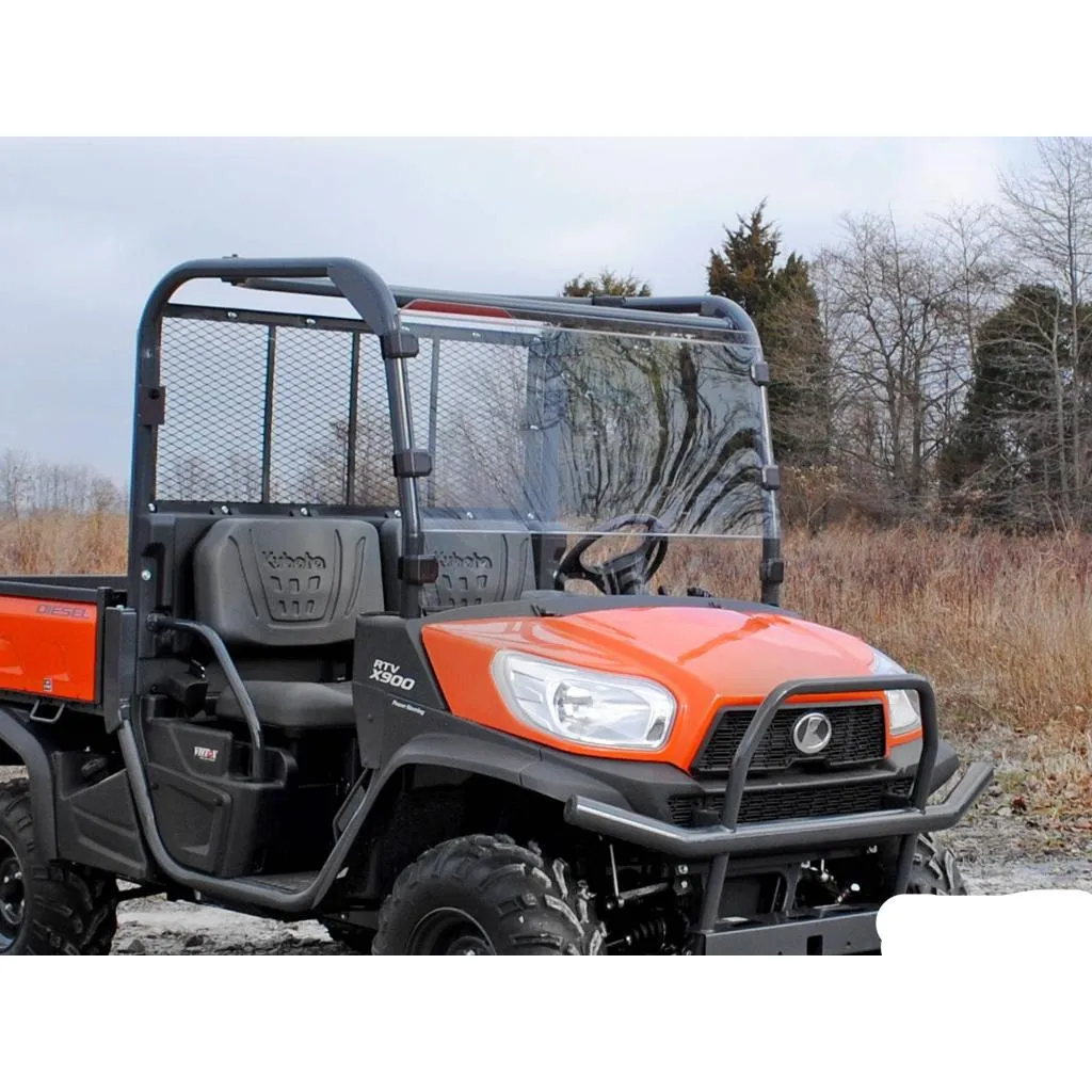 SuperATV Kubota RTV Scratch-Resistant Full Windshield