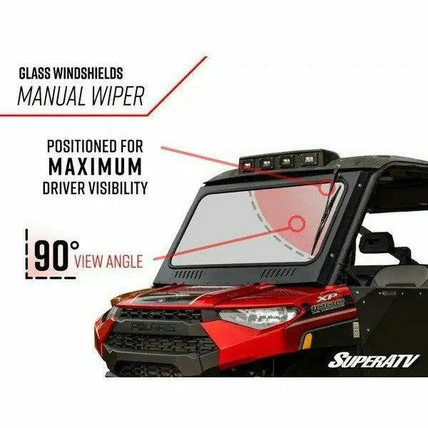 SuperATV Polaris Ranger XP 900 Glass Windshield