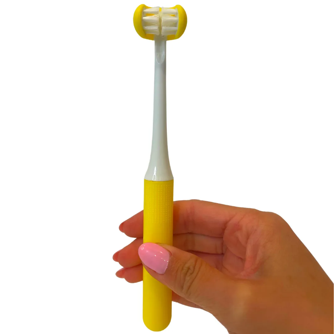 Three-Sided Sensory Toothbrush