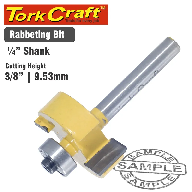 TORK CRAFT ROUTER BIT RABBETING 3/8' CKP3501