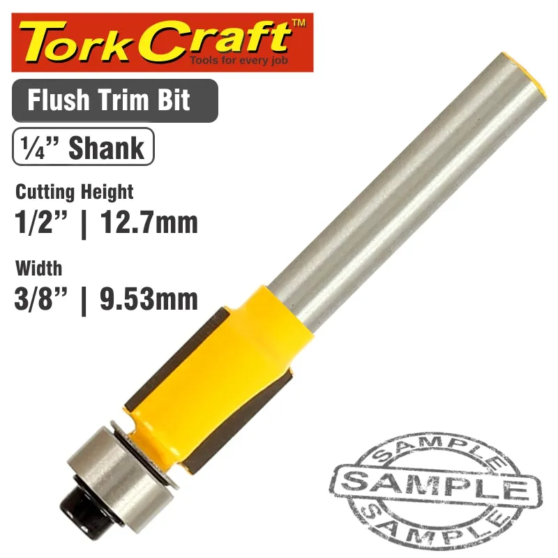 TORK CRAFT ROUTER BIT TRIM 3/8' X 1/2' CKP302