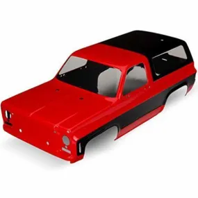 Traxxas 8130A Body Chevrolet Blazer (1979) (red) (requires grille side mirrors door handles windshield wipers decals)