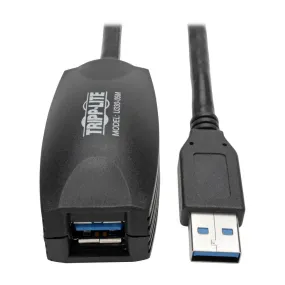 Tripp Lite 5M Usb 3.0 Superspeed Active Extension Repeater Cable A M/F 16Ft 16' 5 Meter - Usb Extension Cable - Usb Type