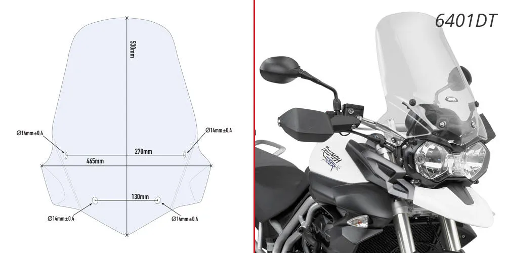 Triumph Tiger 800 / 800 XC / 800 XR '11-17