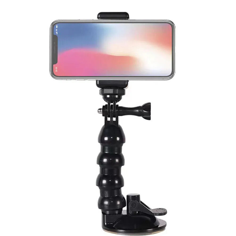 US 2-4 Pack Flexible Gooseneck Extension Suction Cup Car Mount Holder Gopro Hero