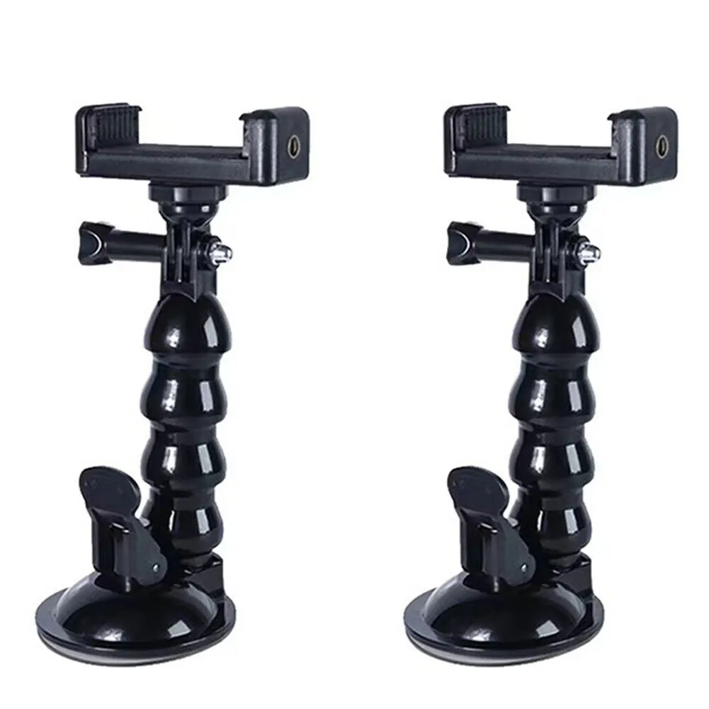 US 2-4 Pack Flexible Gooseneck Extension Suction Cup Car Mount Holder Gopro Hero