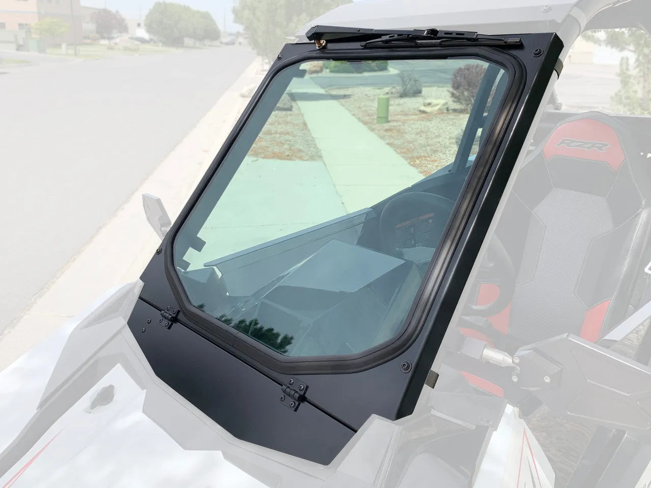 UTVZilla Polaris RS1 Glass Windshield with Vent and Wiper