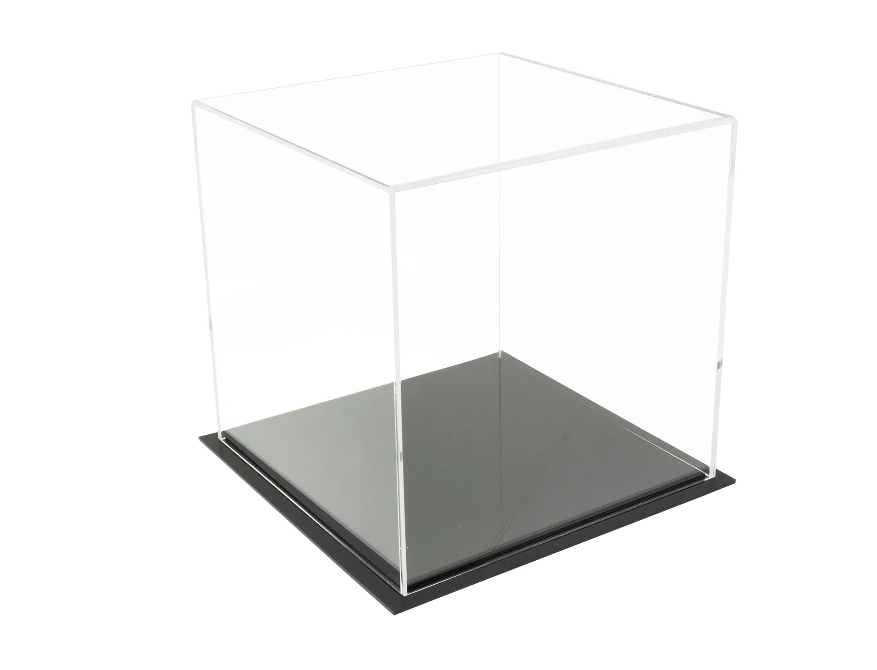 Versatile Acrylic Display Case, Cube, Dust Cover or Riser 8" x 8" x 8" (A059/V32)