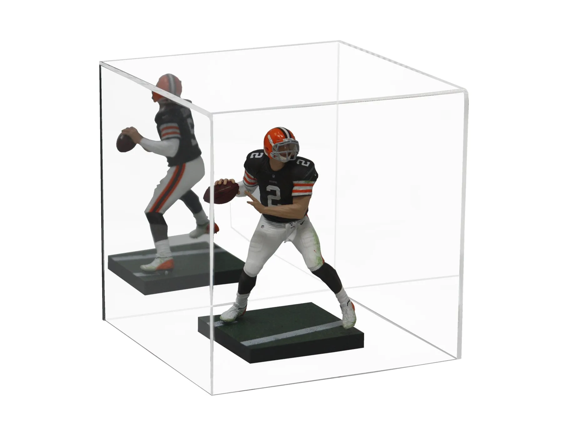 Versatile Acrylic Display Case, Cube, Dust Cover or Riser 8" x 8" x 8" (A059/V32)