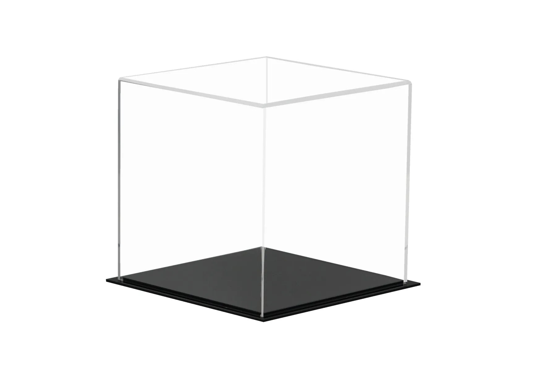 Versatile Acrylic Display Case, Cube, Dust Cover or Riser 8" x 8" x 8" (A059/V32)