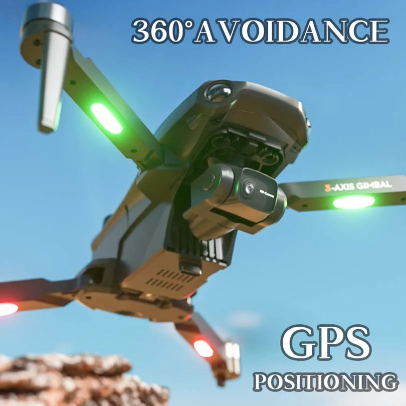 X38 Pro Drone 3-Axis Gimbal 6k HD Camera Aerial Photography Obstacle Avoidance Brushless Foldable Quadcopter