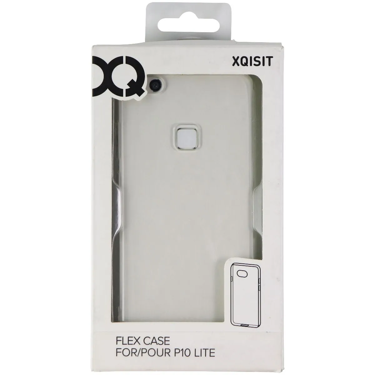 Xqisit Flex Gel Case for Huawei P10 Lite Smartphone - Clear